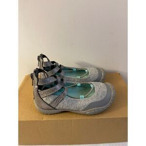 Jambu kids Mary Janes size 10 gray green sandals